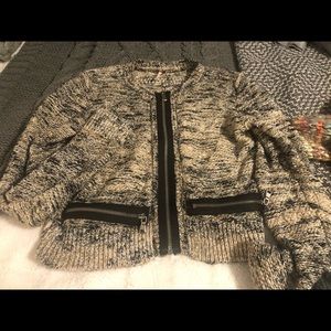 Free people zip up sweater